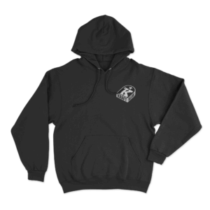 3D Badge Hoodie Black