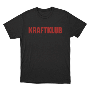 Kraftklub Bold Text T Shirt Black