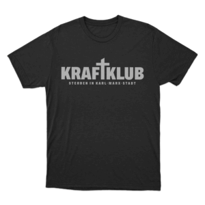 Kraftklub Cross Logo T Shirt Black