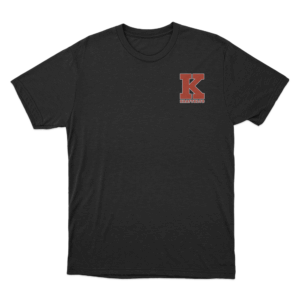 Minimal K Logo T Shirt Black