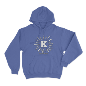 Radiant K Hoodie Blue
